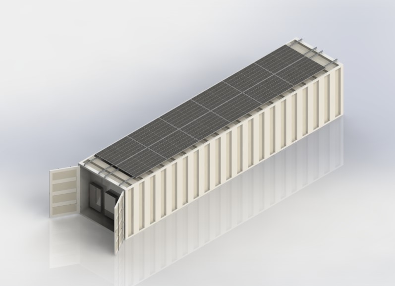 太阳能设计40英尺集装箱式